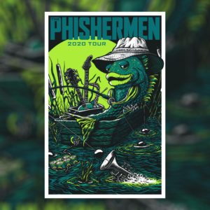 Jazz Is Phish tour poster The Phisherman